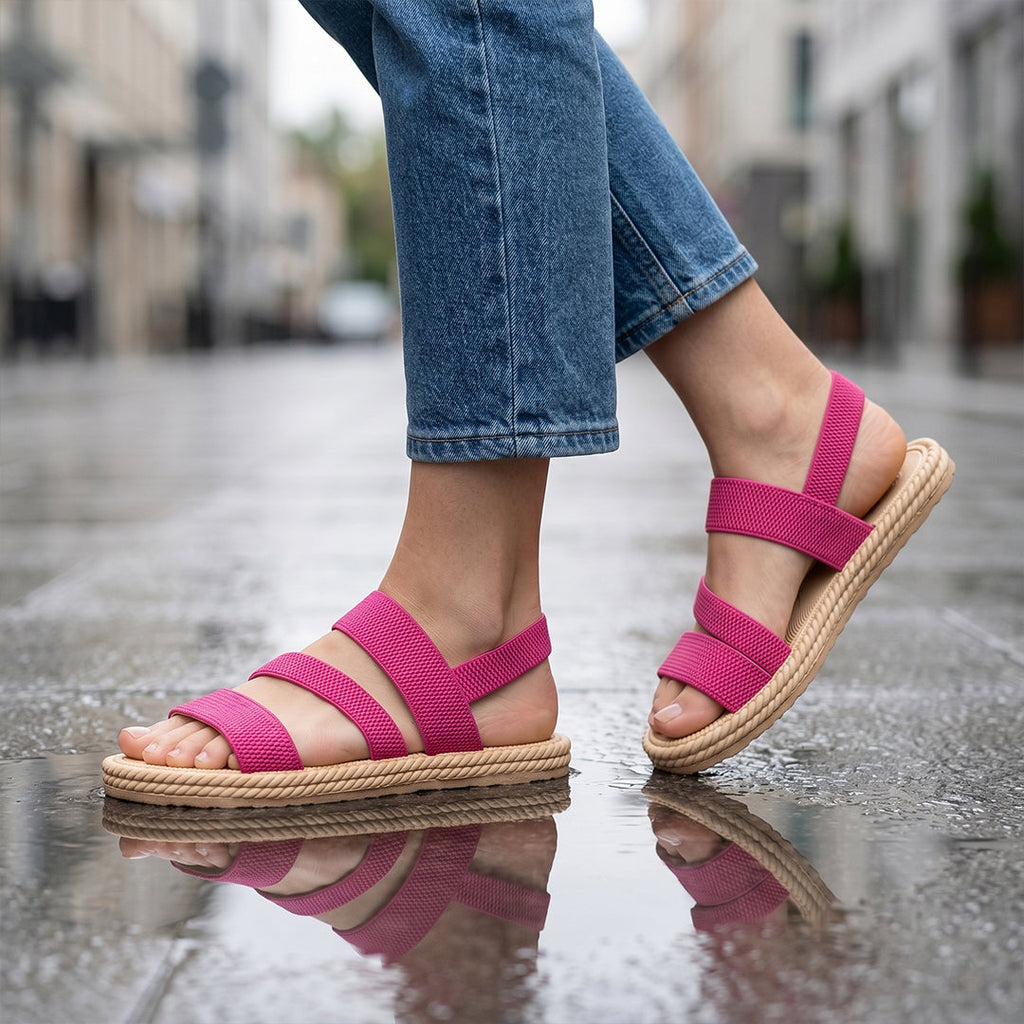 Sandalias Ergonómicas Oasis Rosa