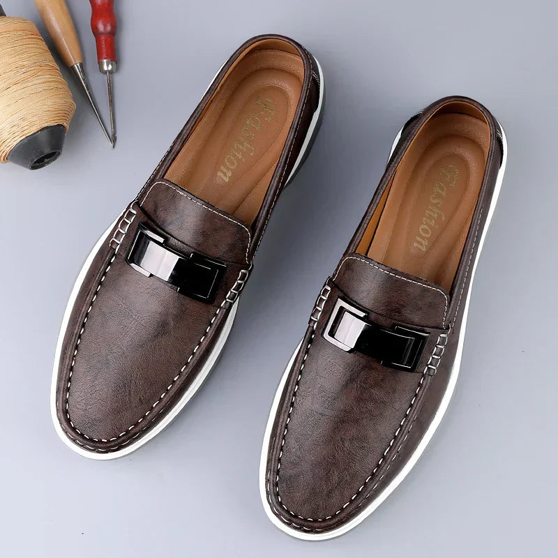 Mocasines de piel de lujo