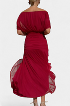 Vestido envolvente cruzado con control de abdomen
