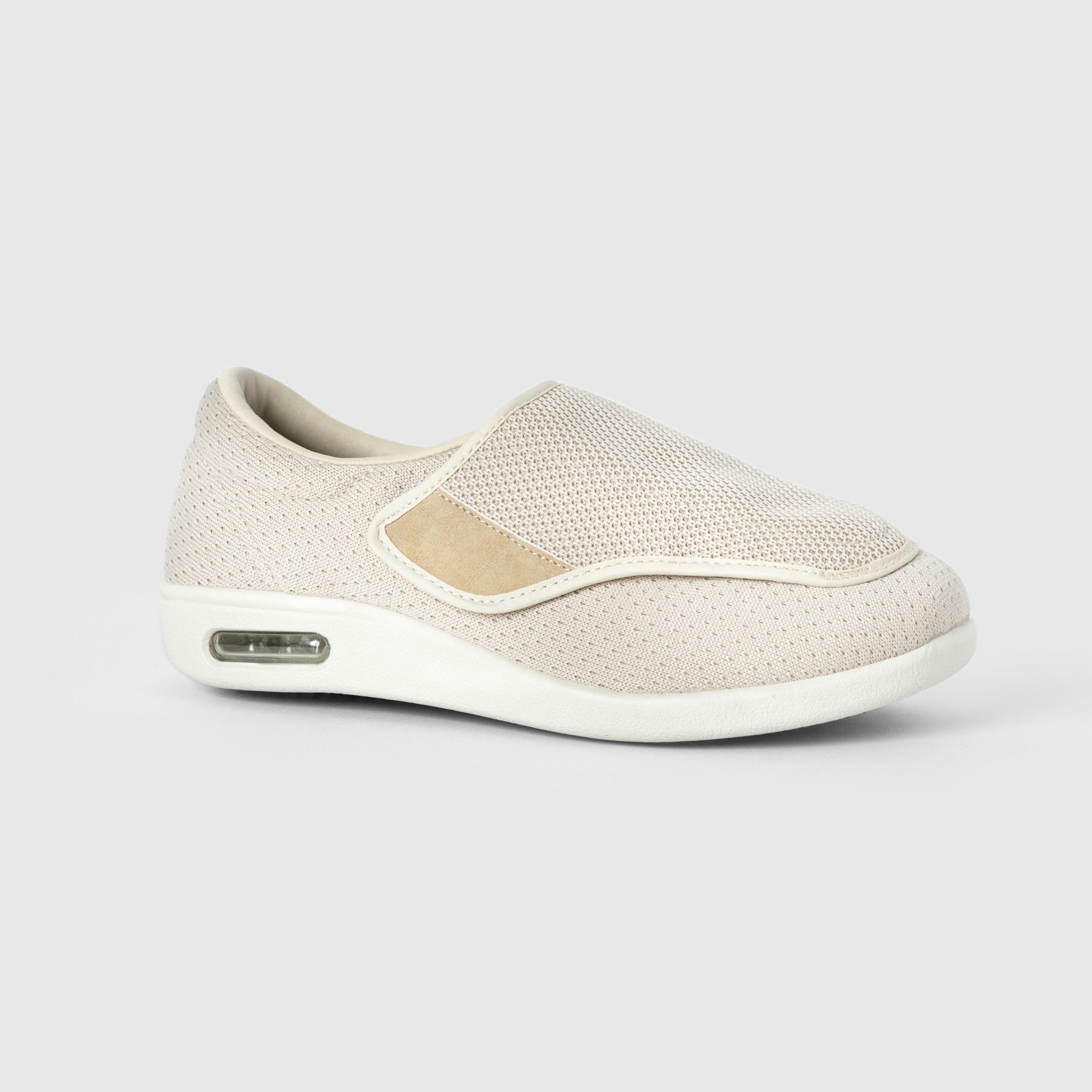 Zapatos Horma Ancha Chloe Beige
