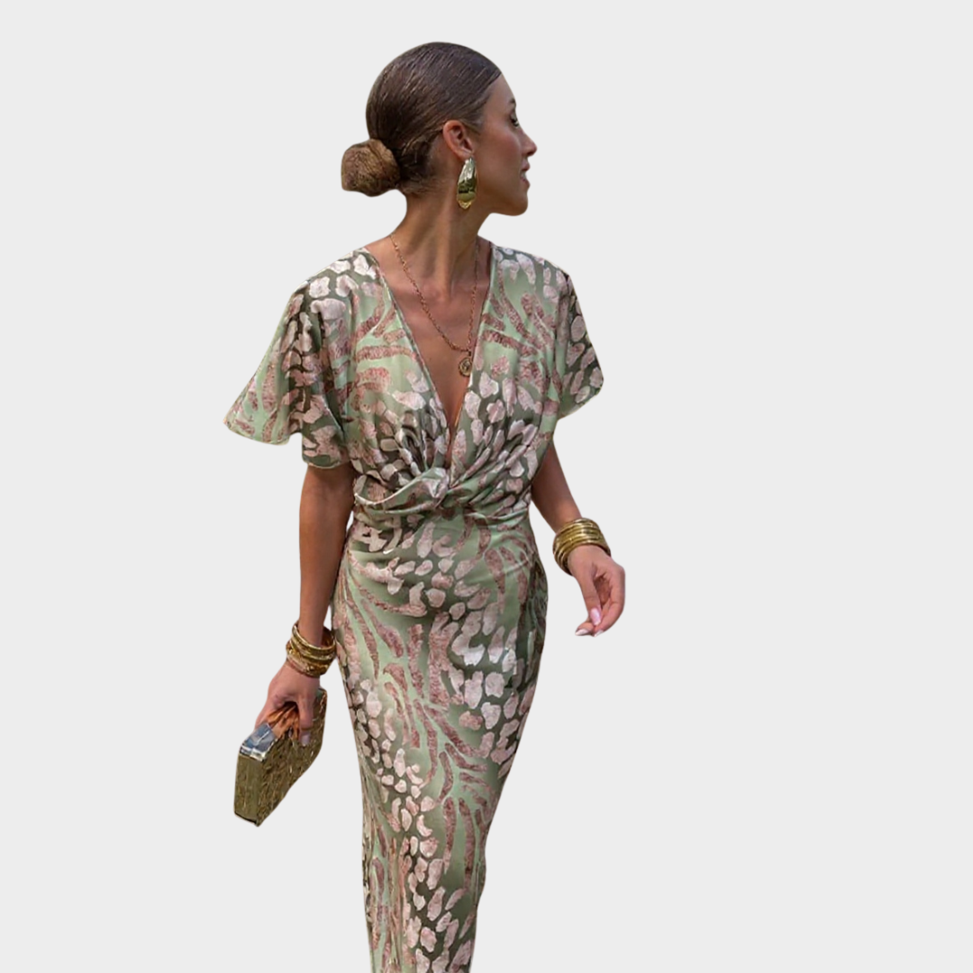 CLARANDRA™ - VESTIDO MIDI DE COBRE
