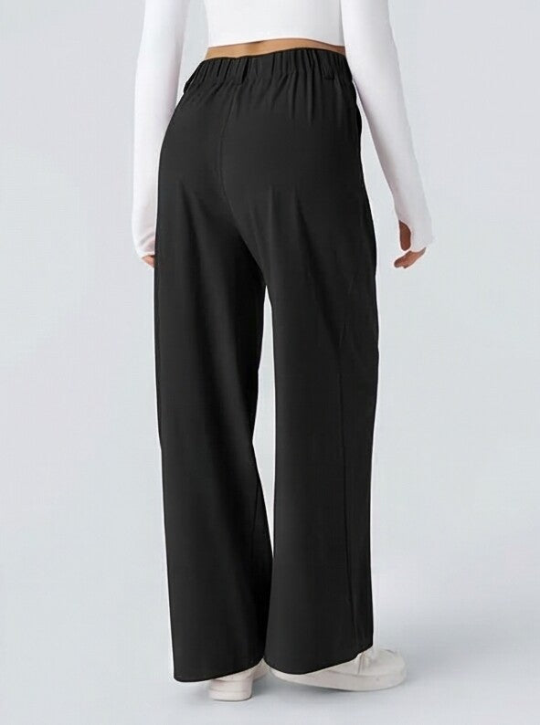 Pantalón elástico de cintura alta