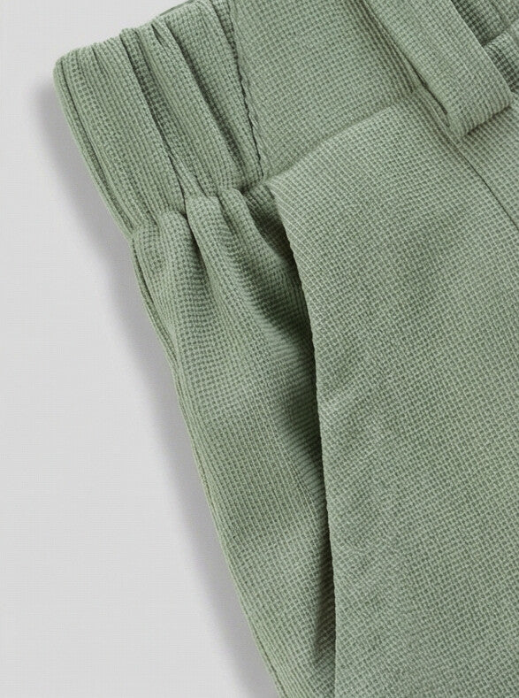 Pantalón elástico de cintura alta