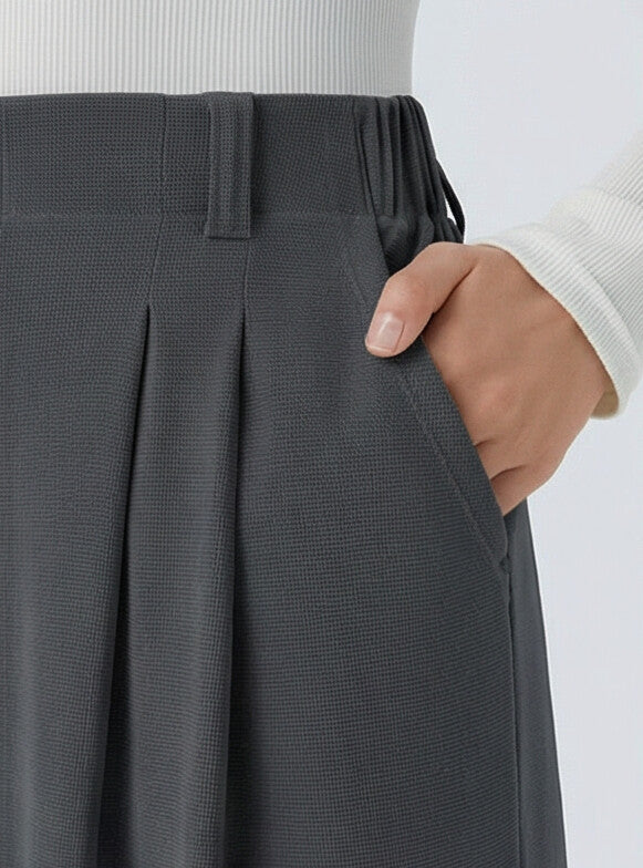 Pantalón elástico de cintura alta