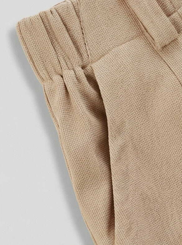 Pantalón elástico de cintura alta