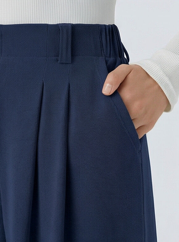 Pantalón elástico de cintura alta