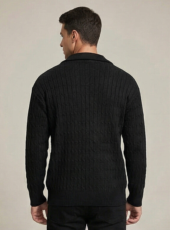 Pack x2 Suéter de manga larga con cuello alto, estilo casual, moderno y versátil.