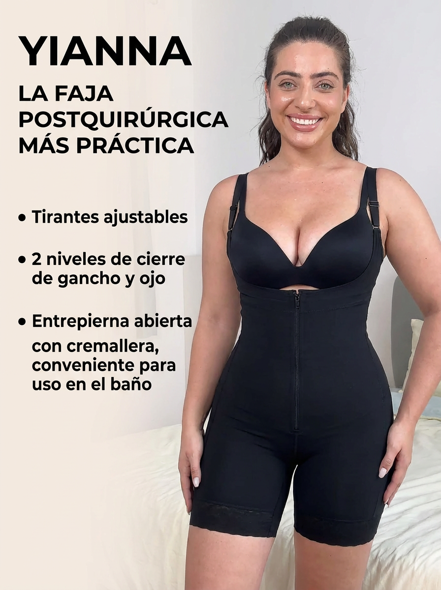 Fajas Colombianas para mujer, faja posparto para control abdominal, moldeador de cuerpo y levantamiento de glúteos.