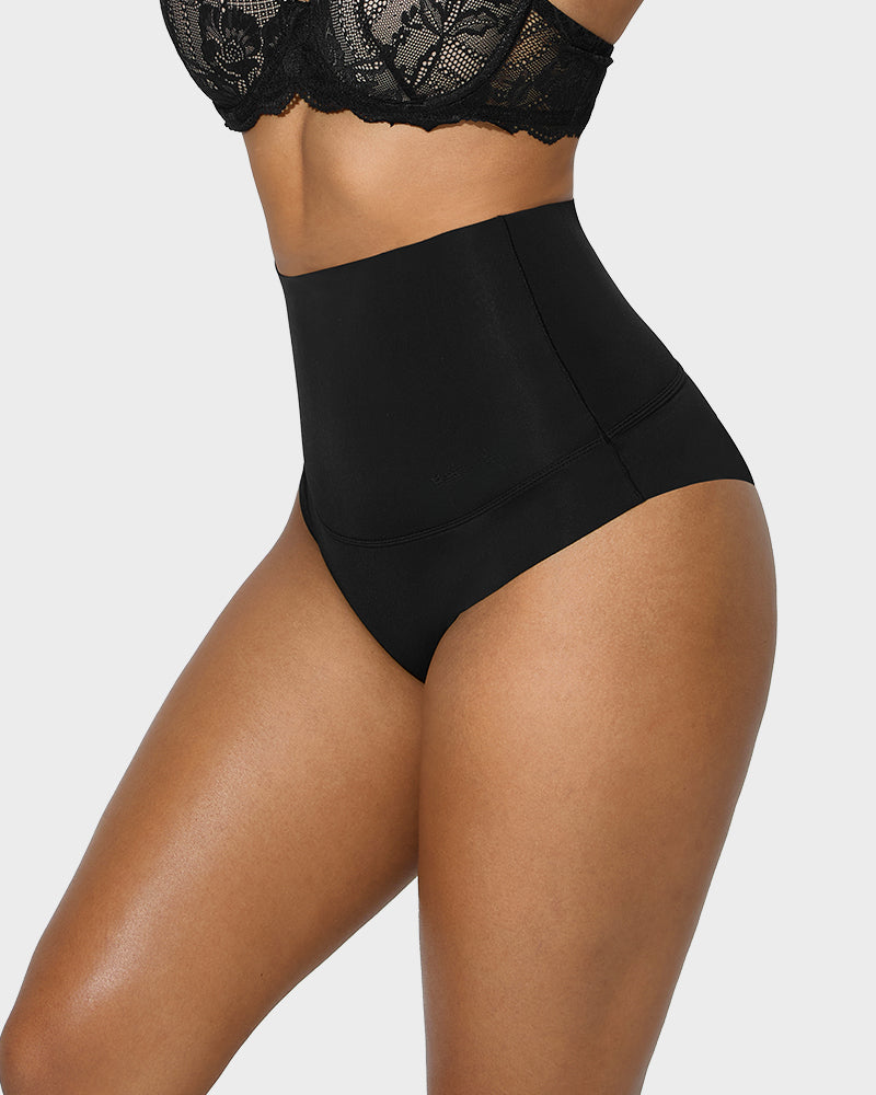 Paquete de 3 bragas de talle alto con control de abdomen