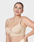 Sujetador push-up escotado que alisa la espalda