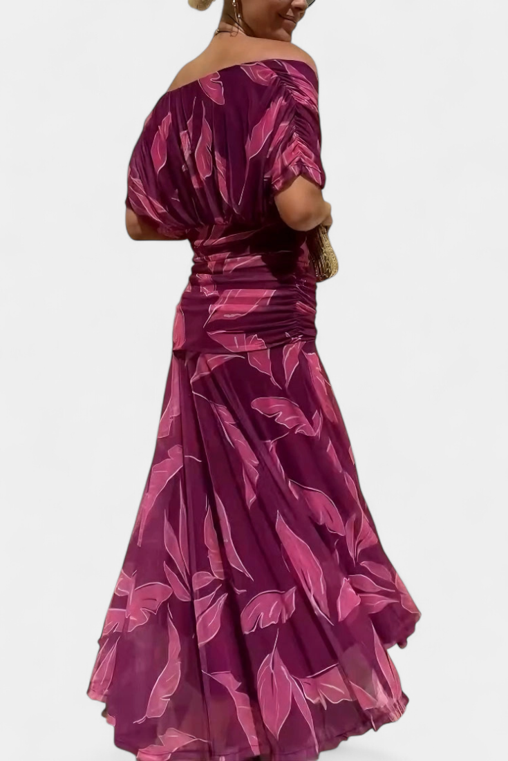 Vestido envolvente cruzado con control de abdomen