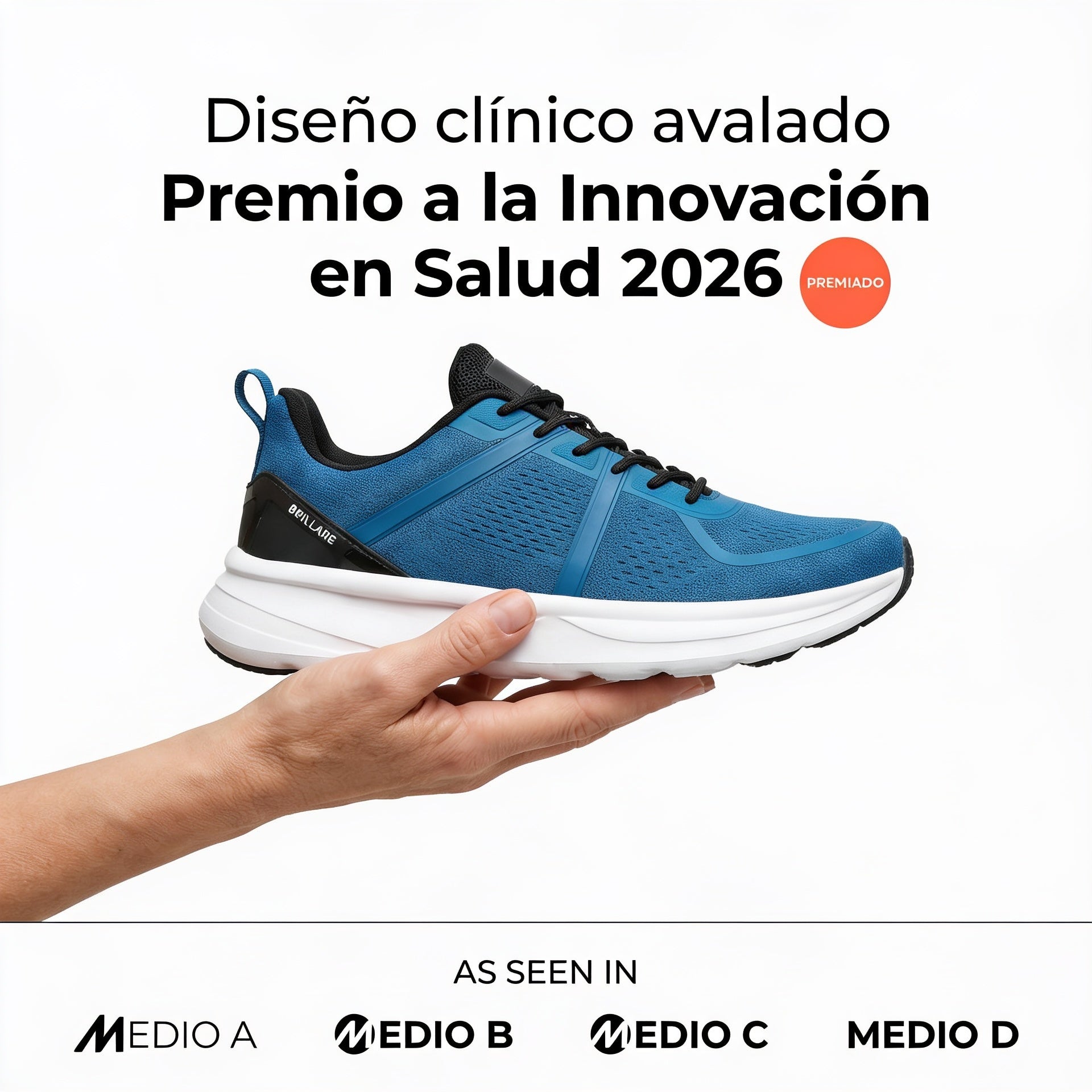 Tenis ortopedicos Navy ocean