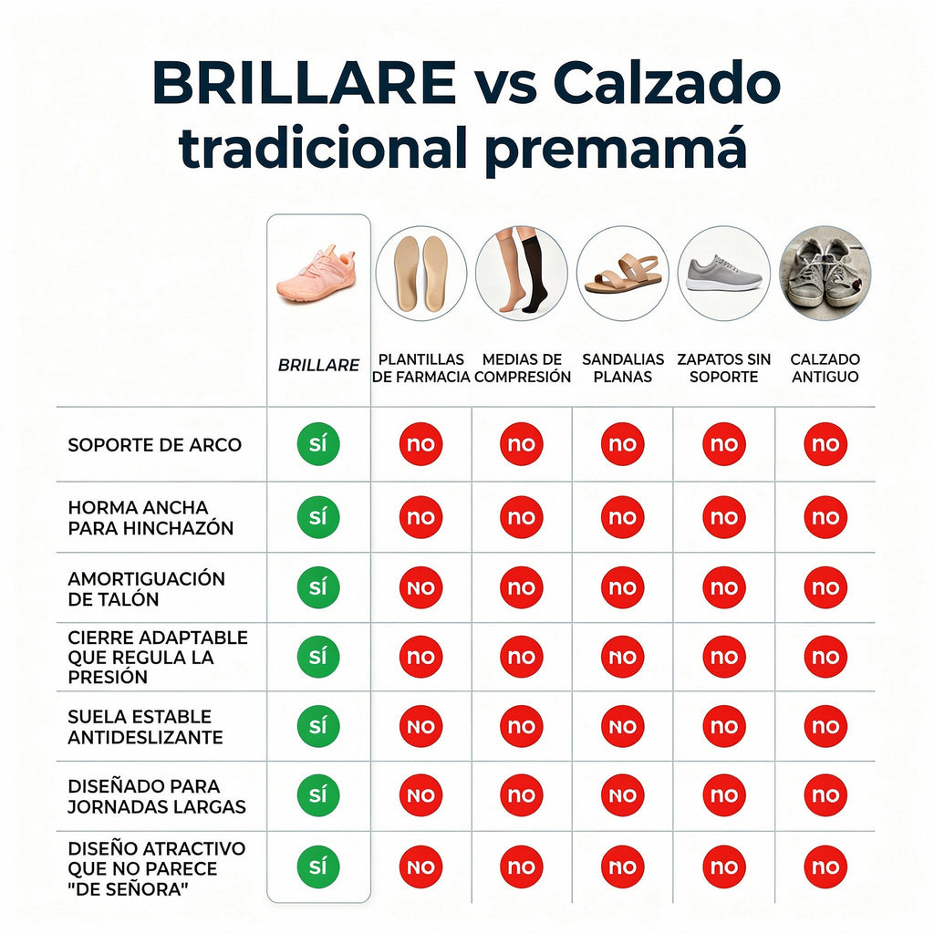 Zapatillas ortopedicas pre lactancia Rosa de cedro