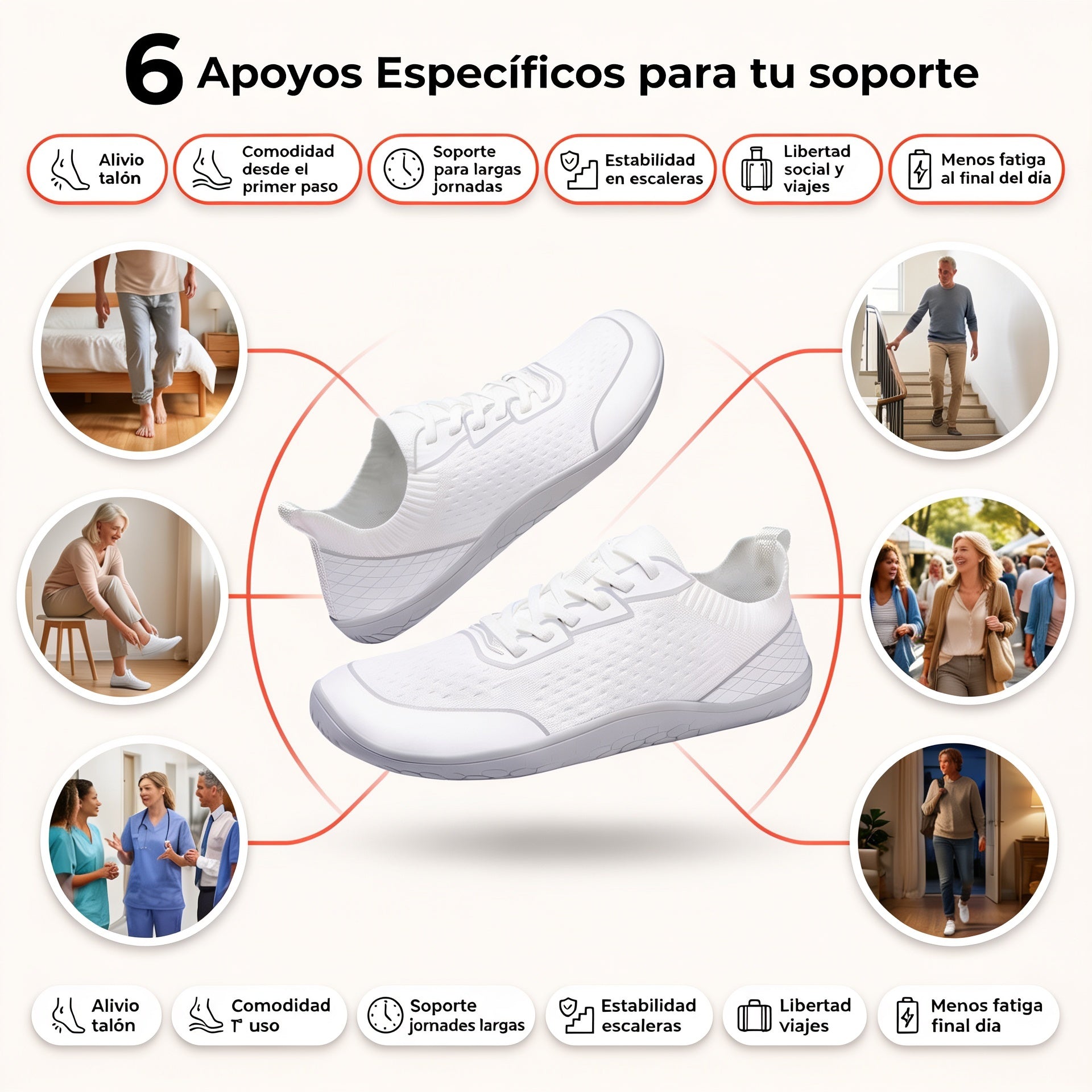 Tenis ortopedicos Black Duty walk