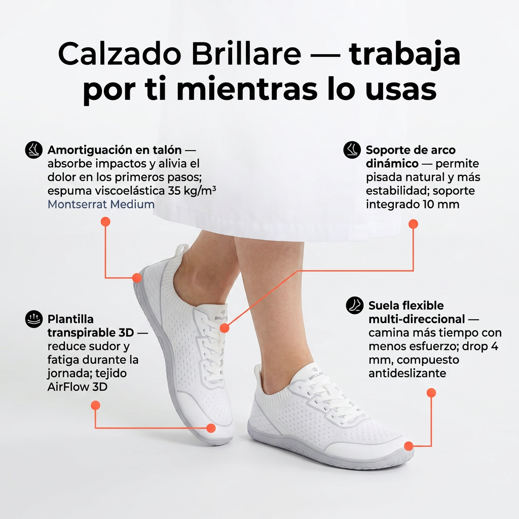 Tenis ortopedicos Black Duty walk