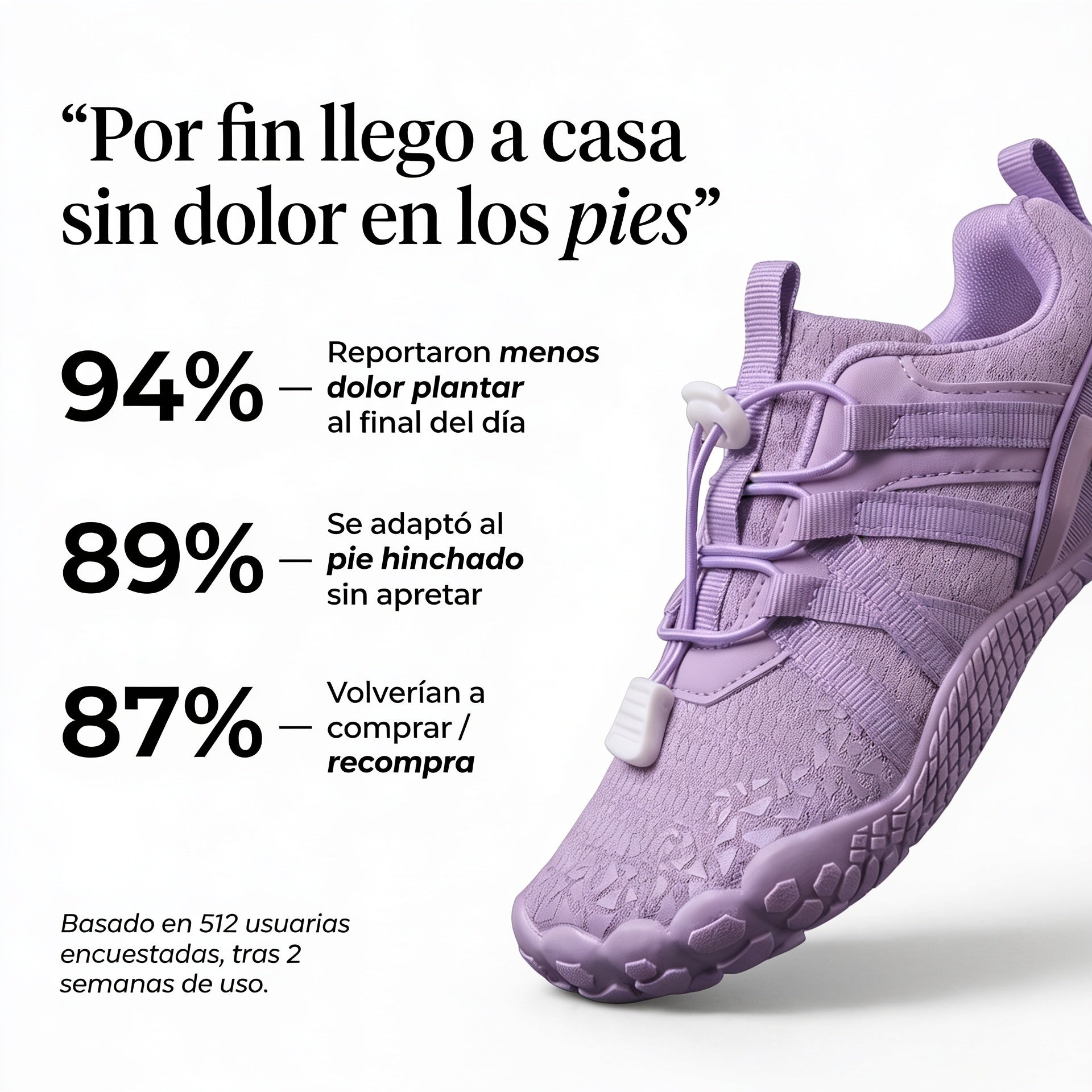 Zapatillas ortopedicas pre lactancia Rosa de cedro