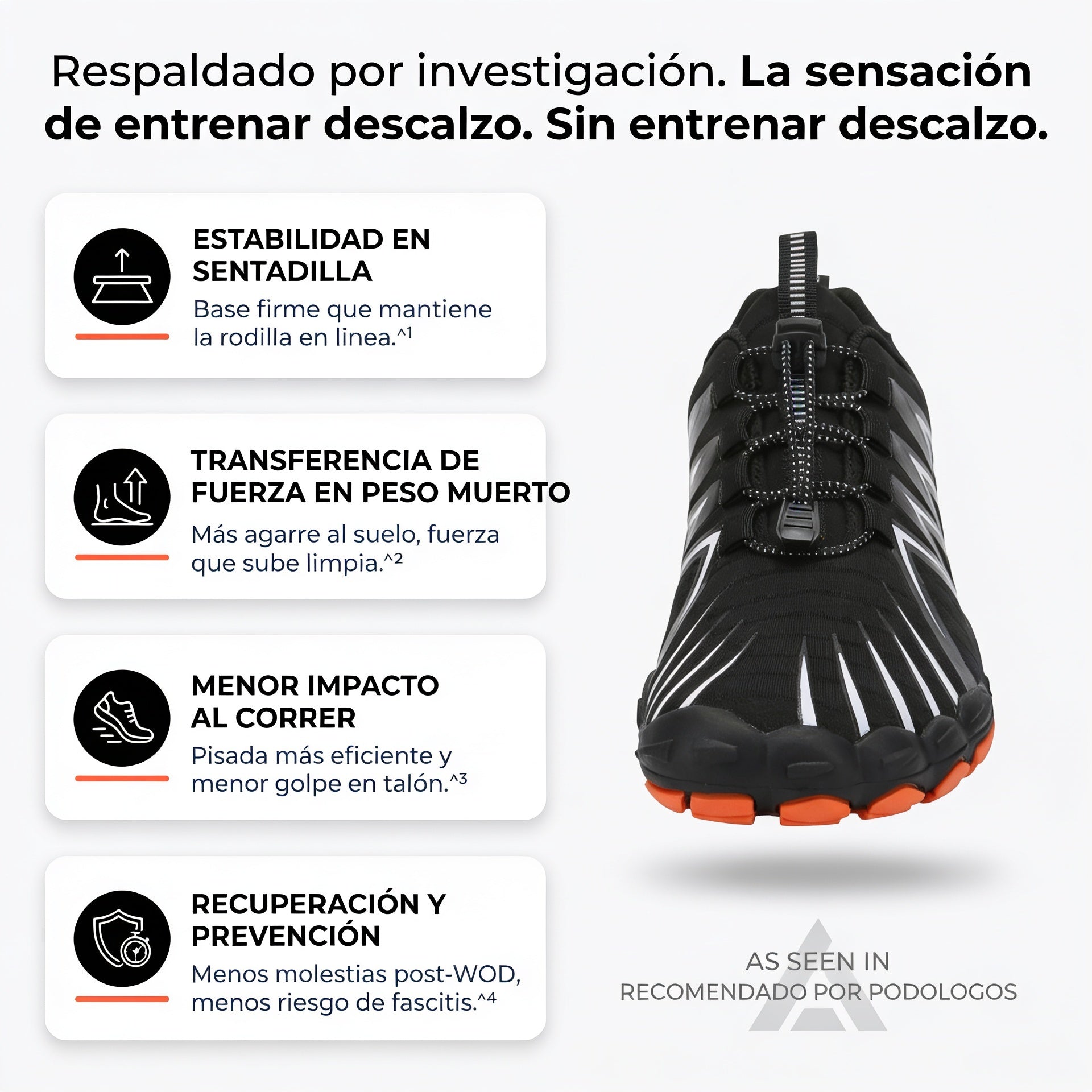 zapatillas ortopedicas Cold Summit Gym