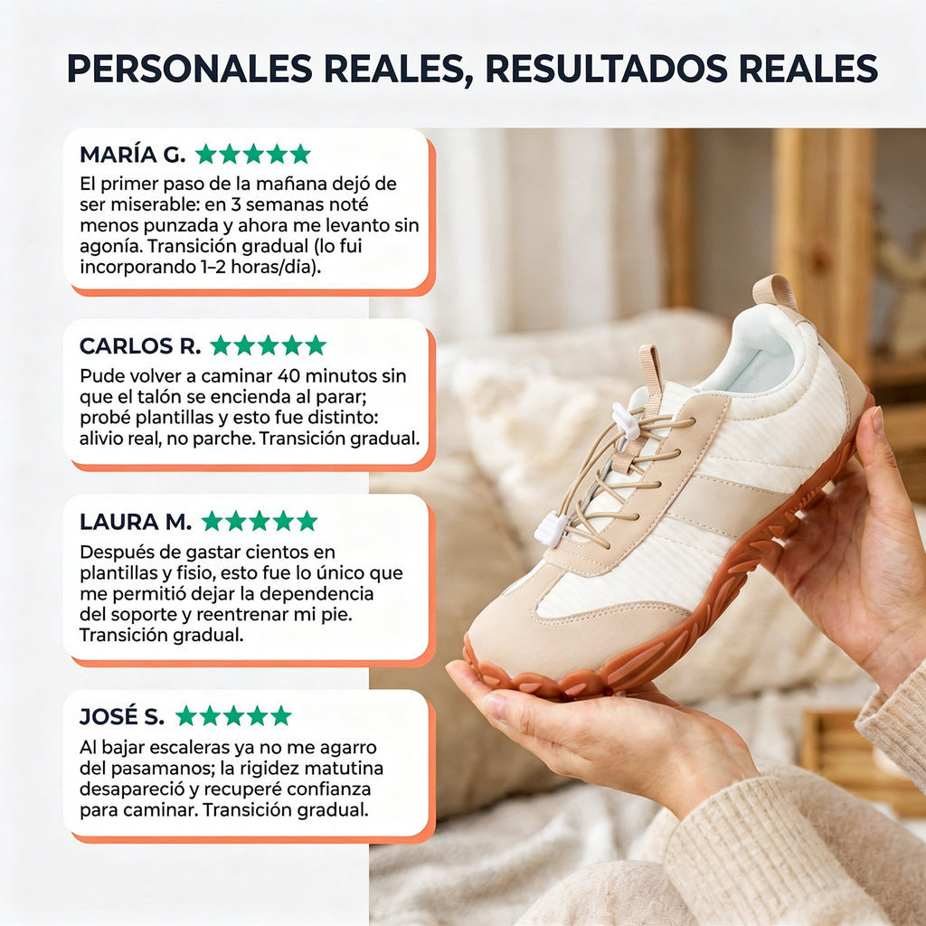 Zapatillas ortopedicas Nude Power Pain relief