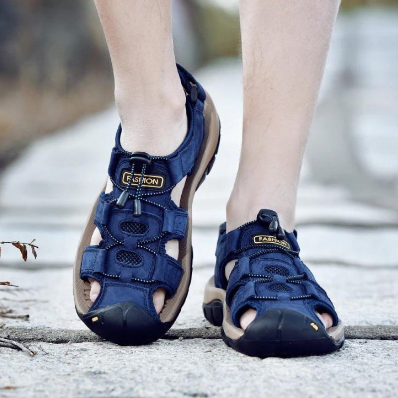 Sandalias Ortopédicas Correa Azul