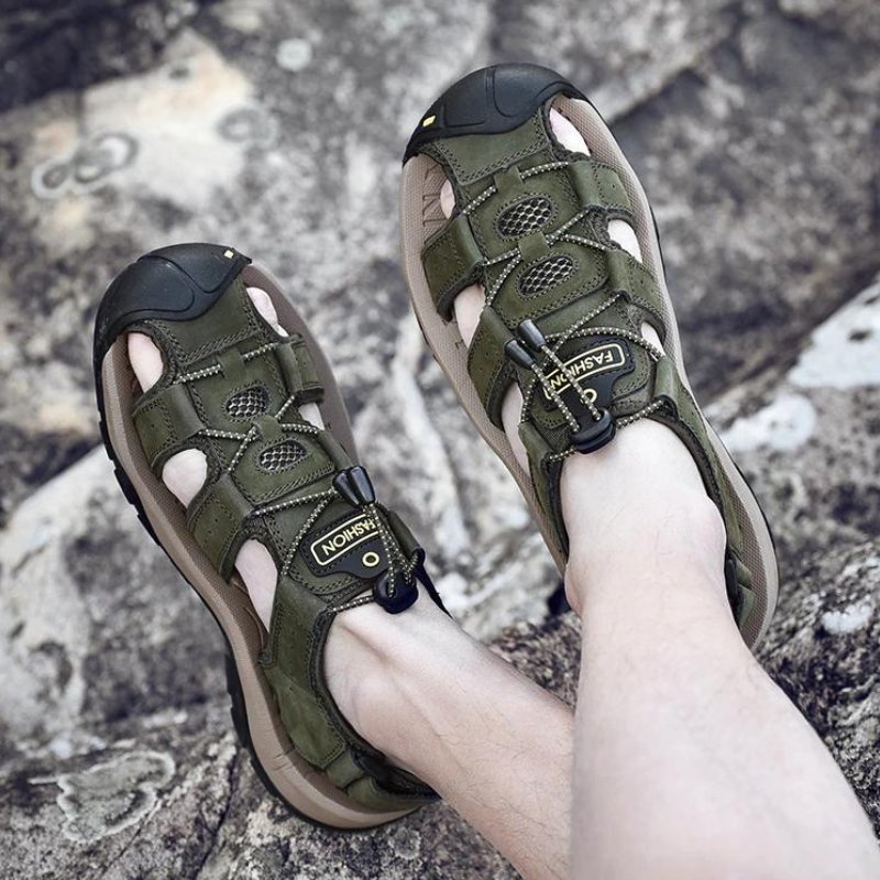 Sandalias Ortopédicas Correa Verde