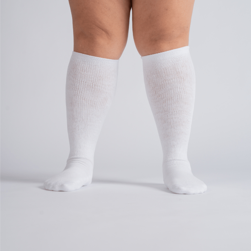Calcetines Elásticos Pack 3 Blanco