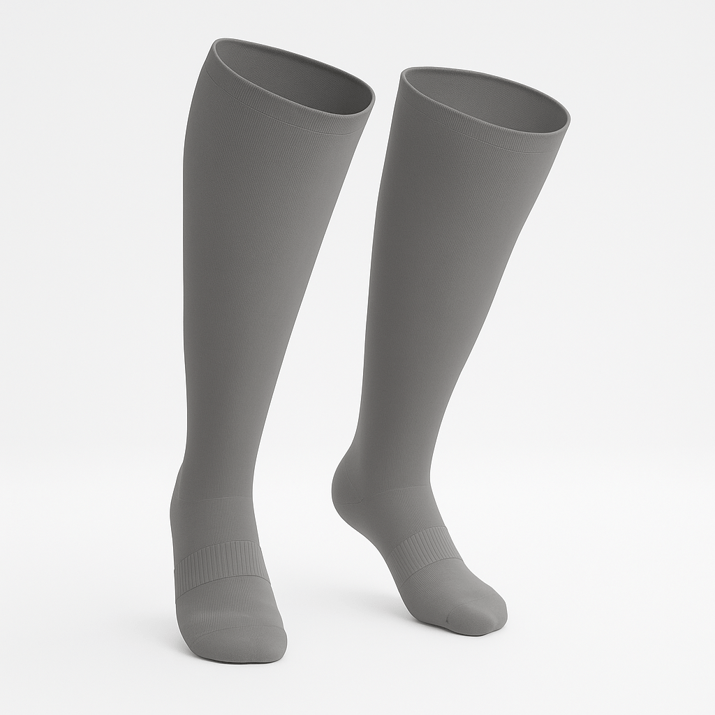 Medias Rodilla Pack 3 Gris