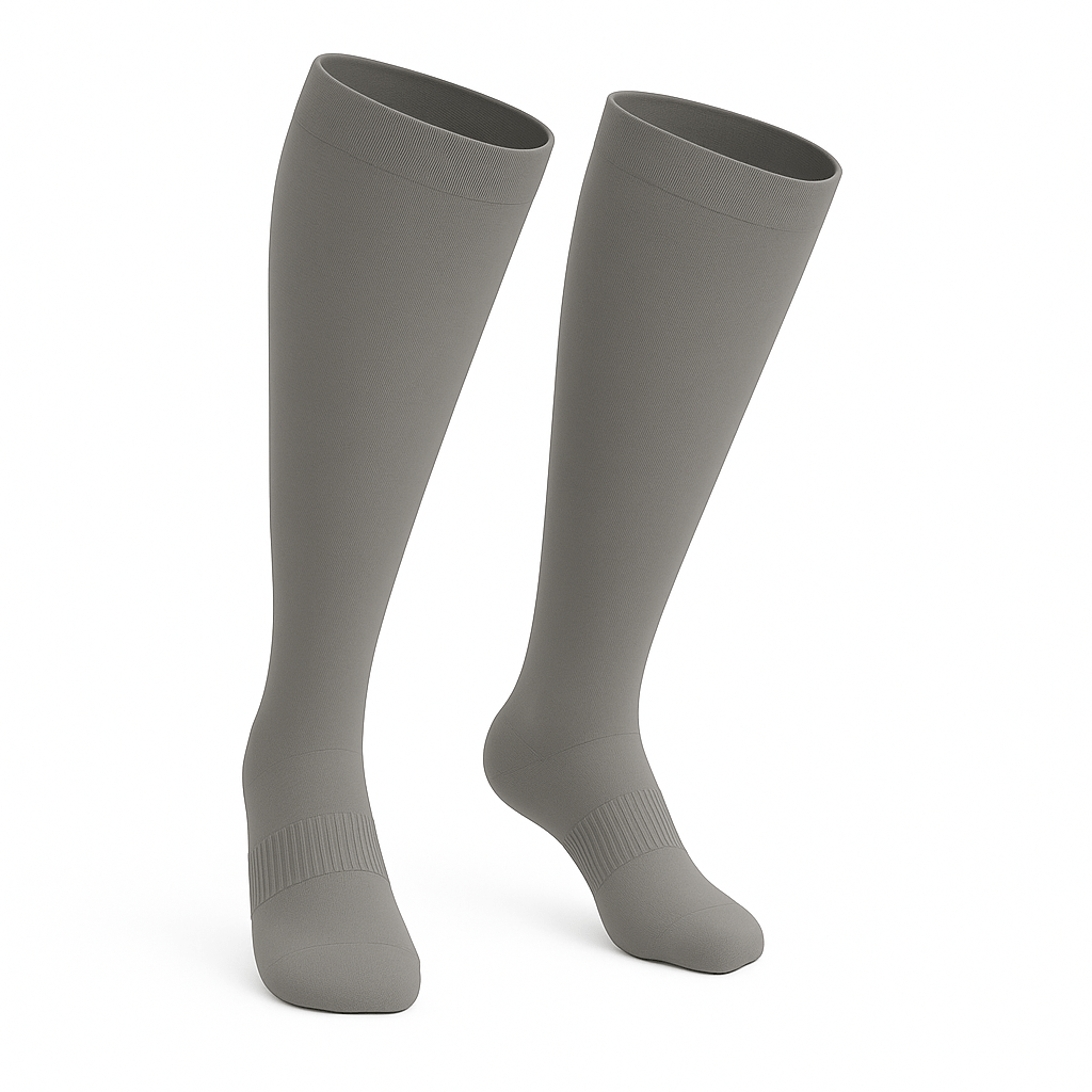 Medias Rodilla Confort Gris