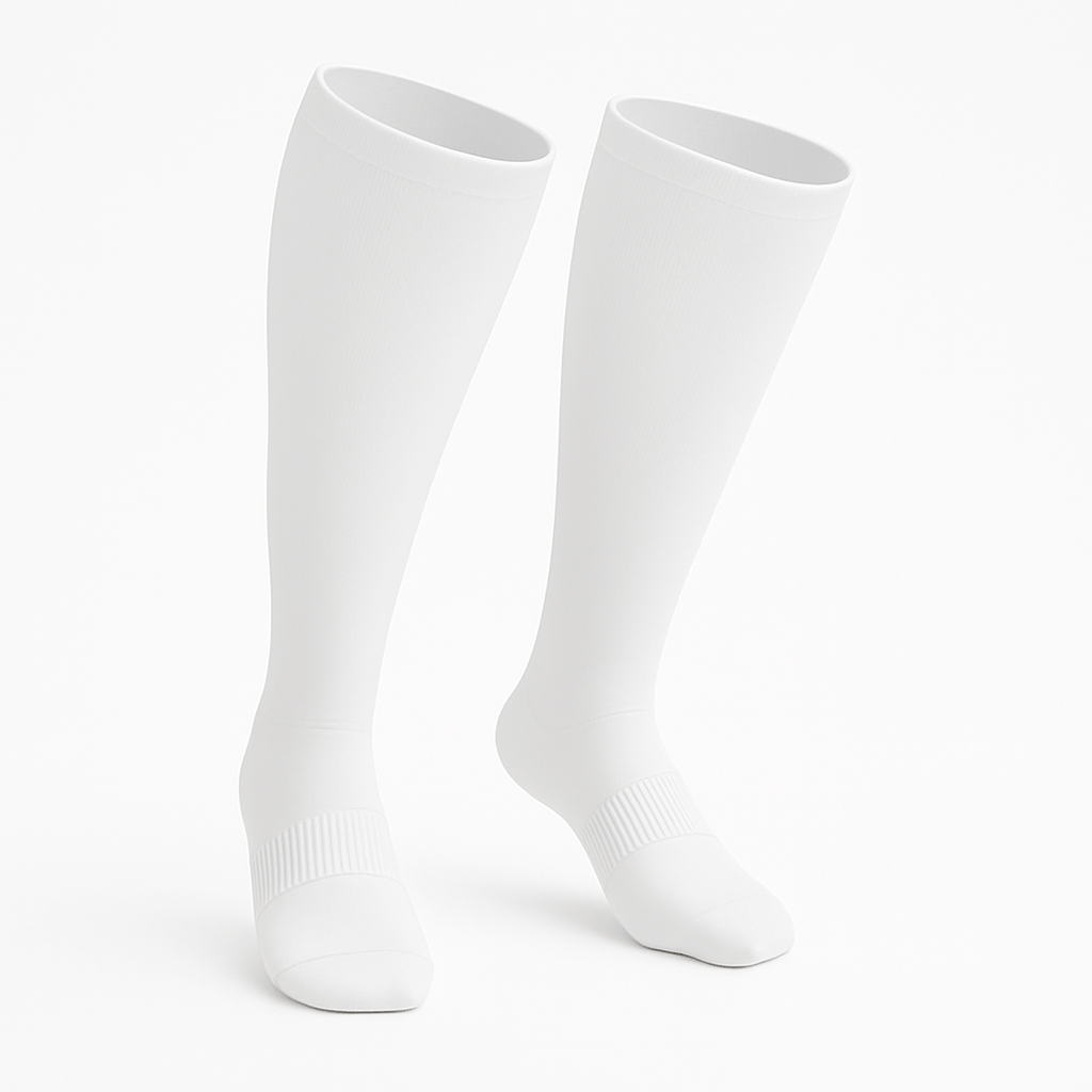 Medias Rodilla Confort Blanco