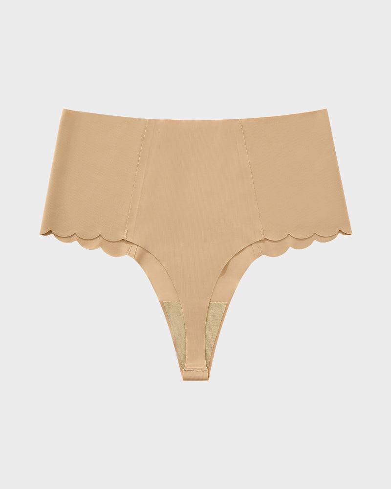Braguita tanga sin costuras de talle alto