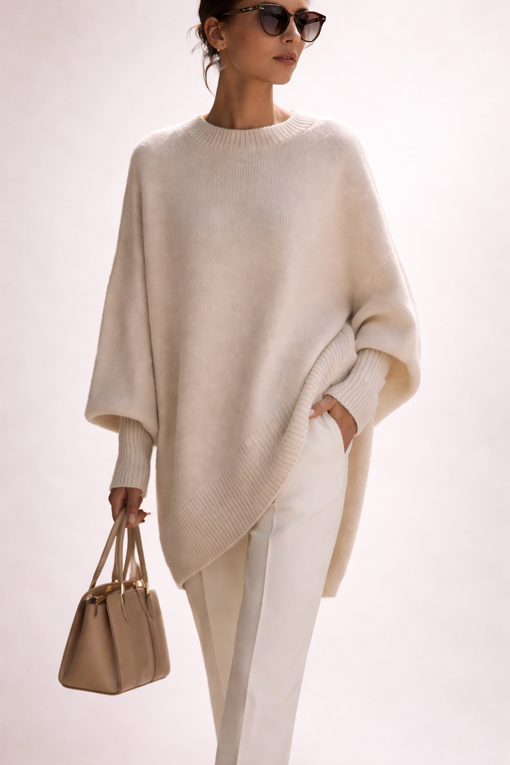 Charlotte |  Poncho Oversized Pullover