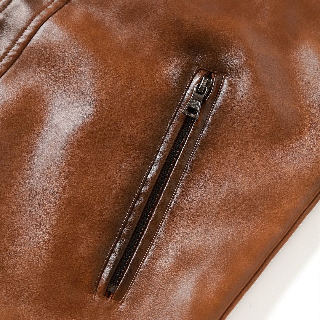 Chaqueta de cuero Roadster