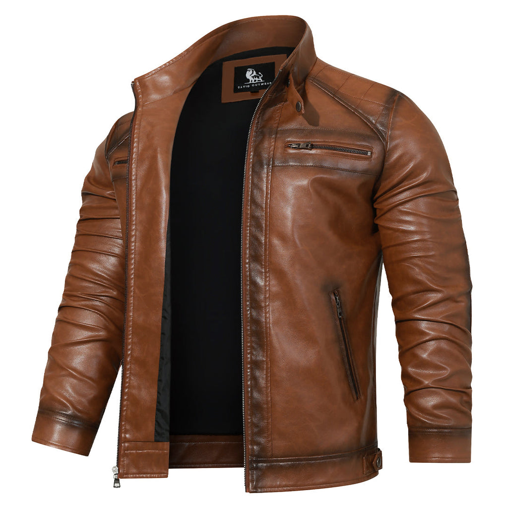 Chaqueta de cuero Roadster
