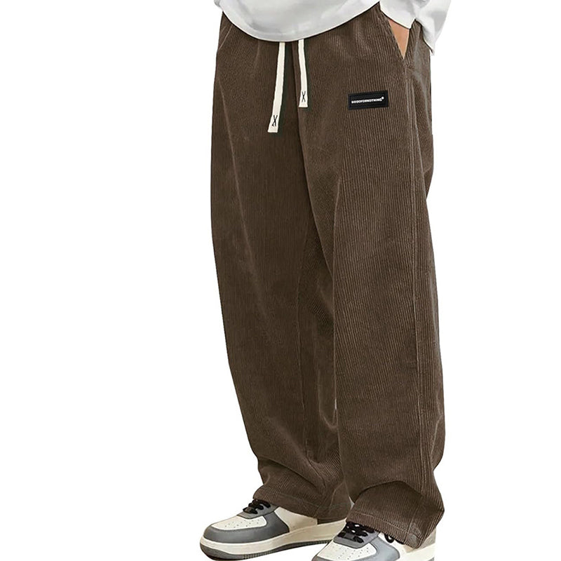 📢60 % de Oferta!! Pantalón con cordón y poches para hombre