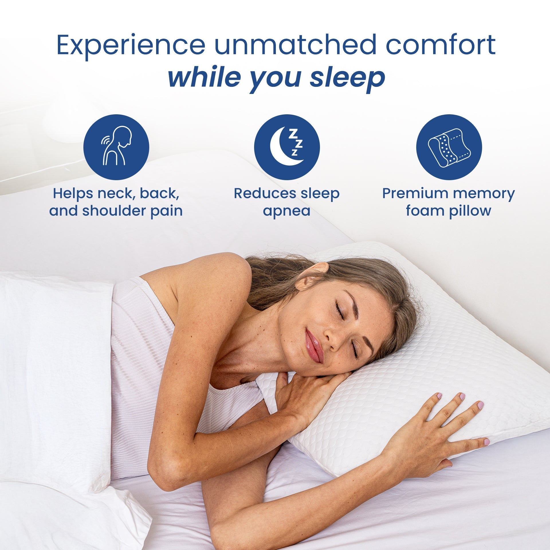 Almohada Ergonómica Sueño Profundo